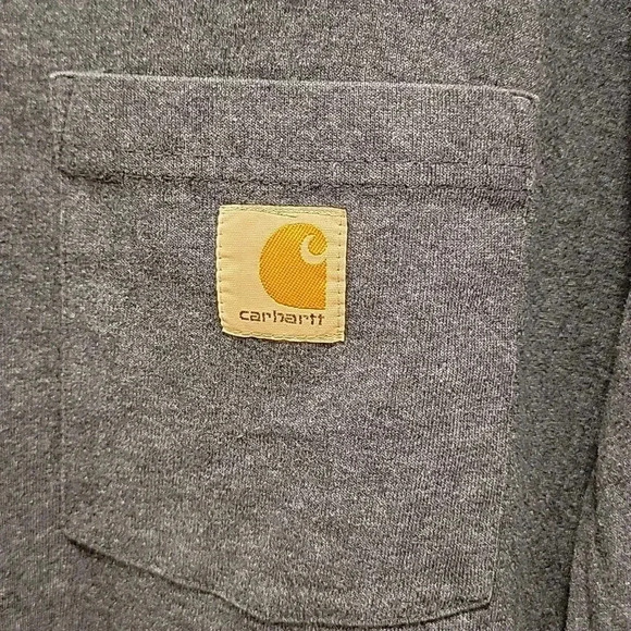 Carhartt Original Fit Blue Pocket T-shirt Size 2XL - Picture 3 of 6